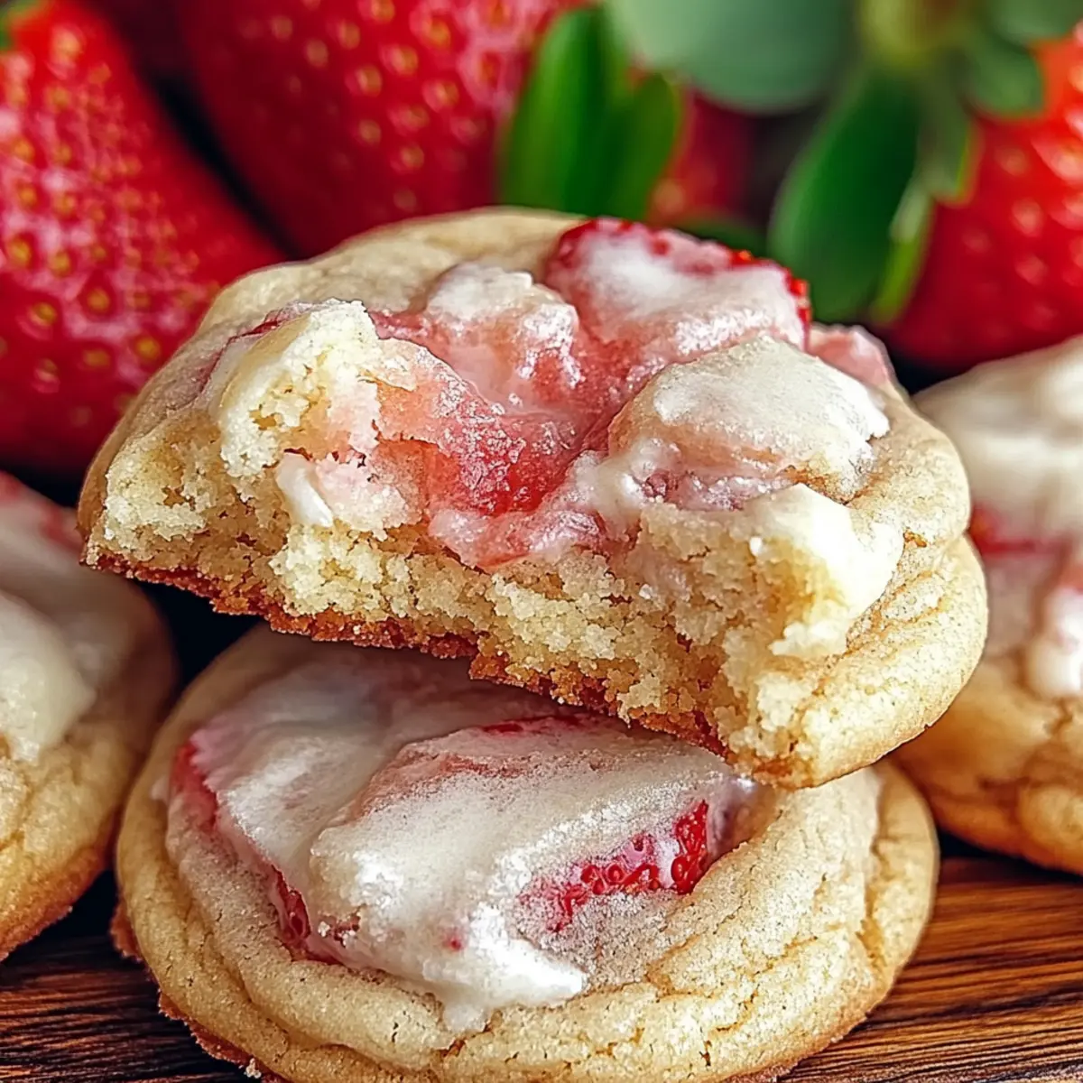 Strawberry Cheesecake Cookies