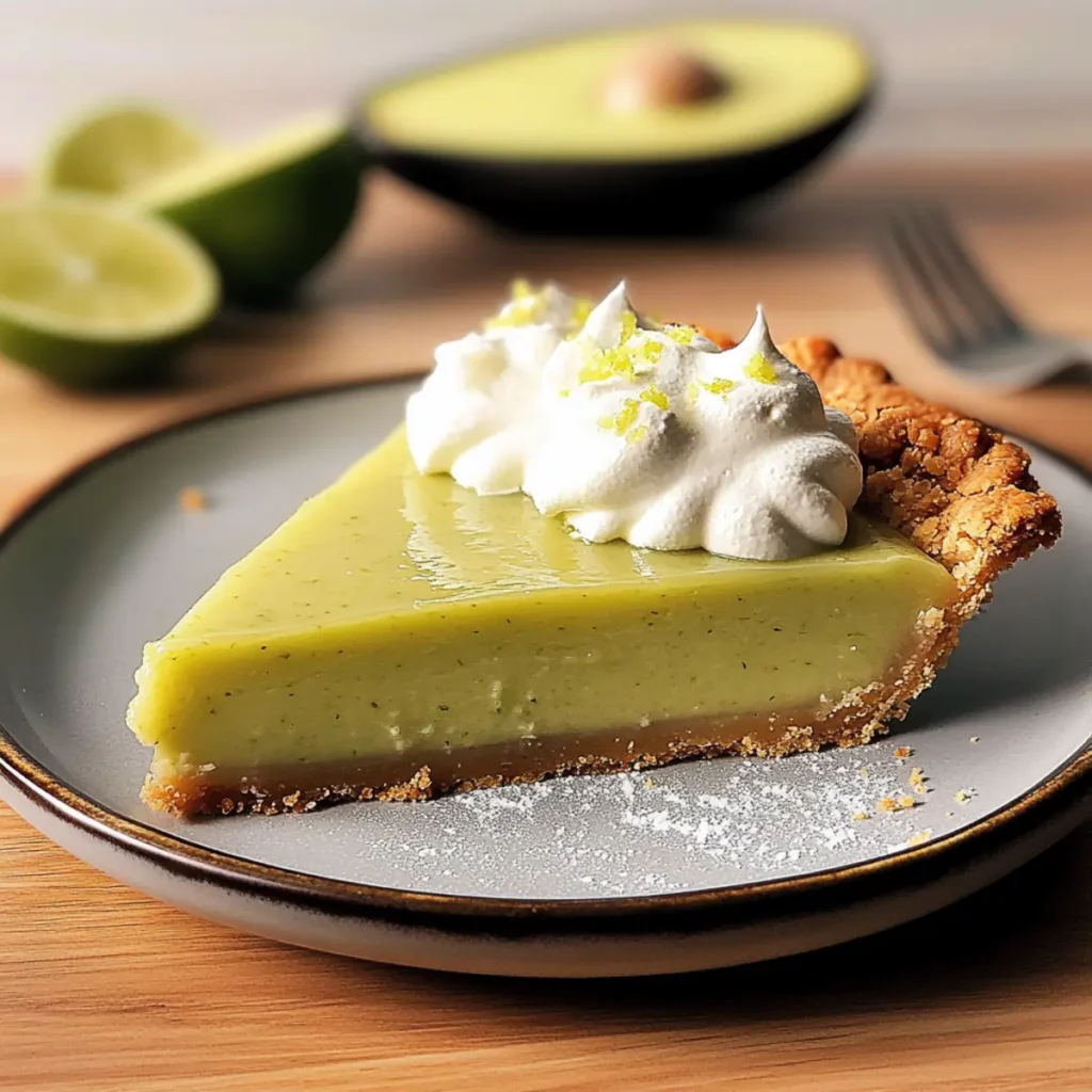 Avocado Key Lime Pie