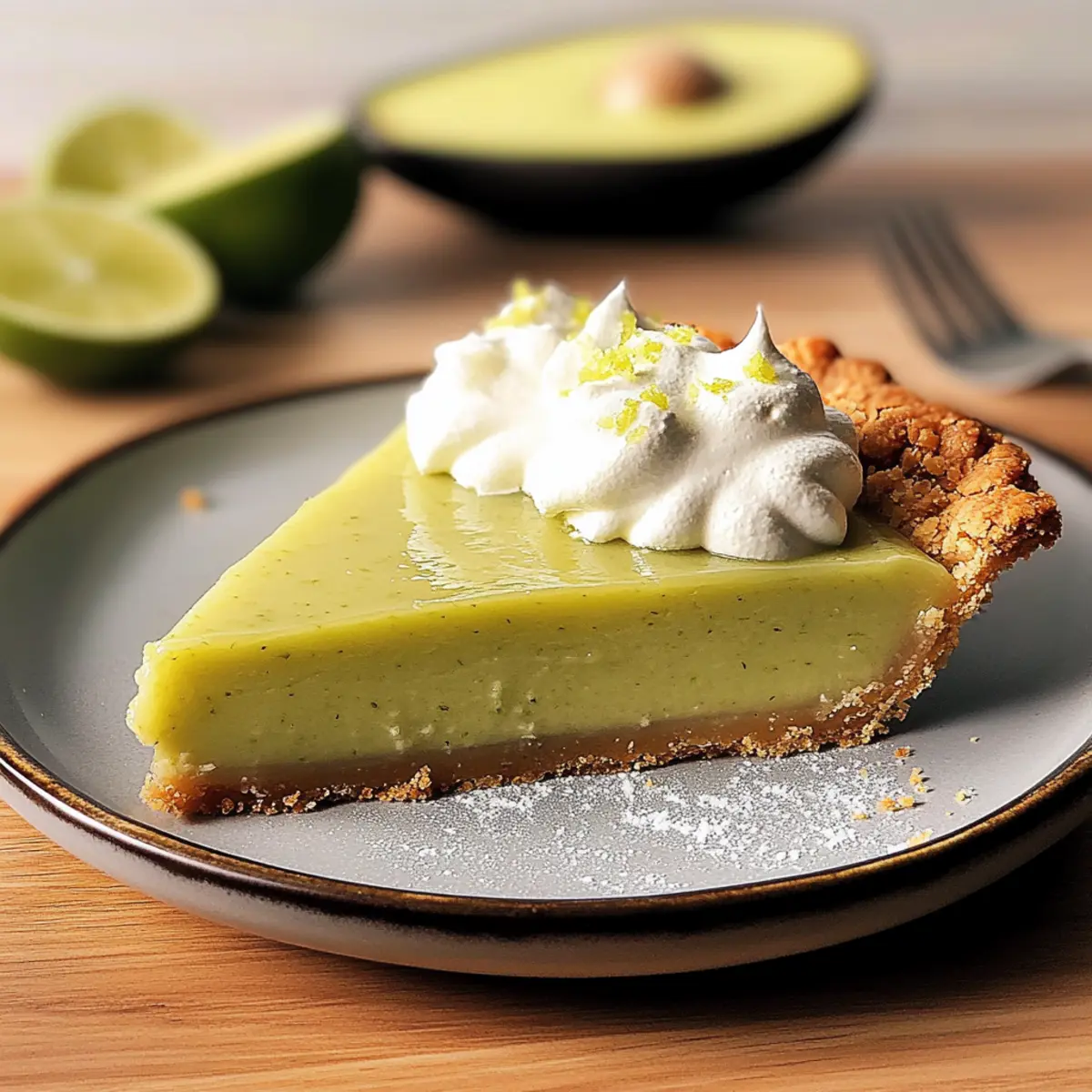 Avocado Key Lime Pie