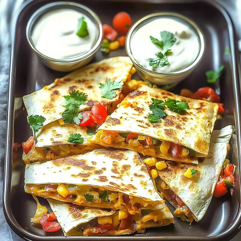SUPER BOWL Easy Sheet Pan Quesadillas