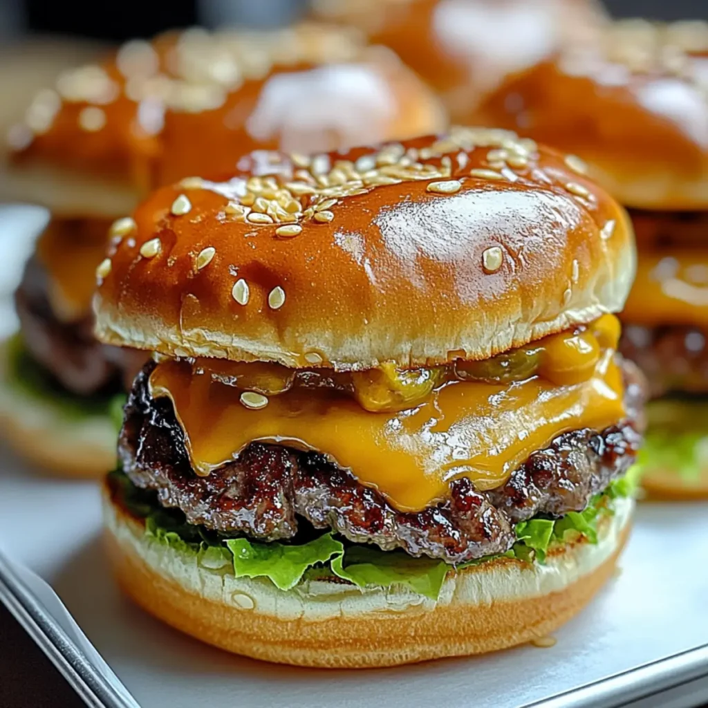 Big Mac-Style Copycat Beef Sliders