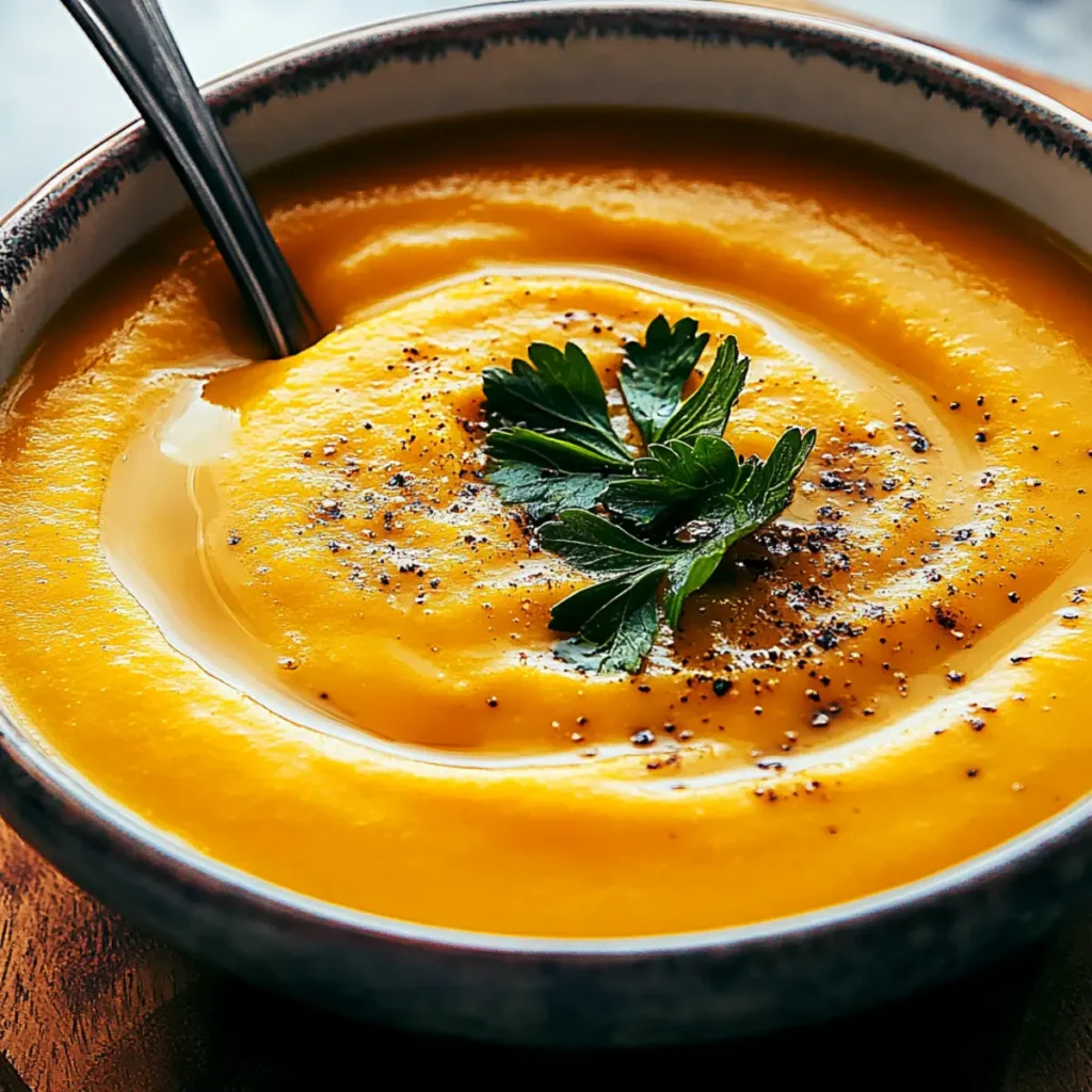 Creamy Roasted Carrot Soup