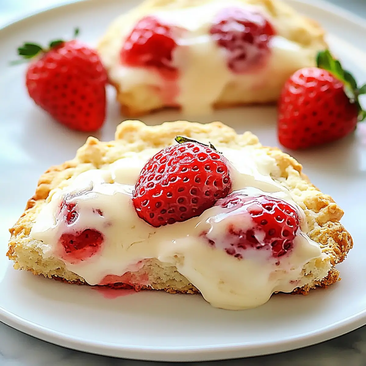 Strawberries and Cream Scones