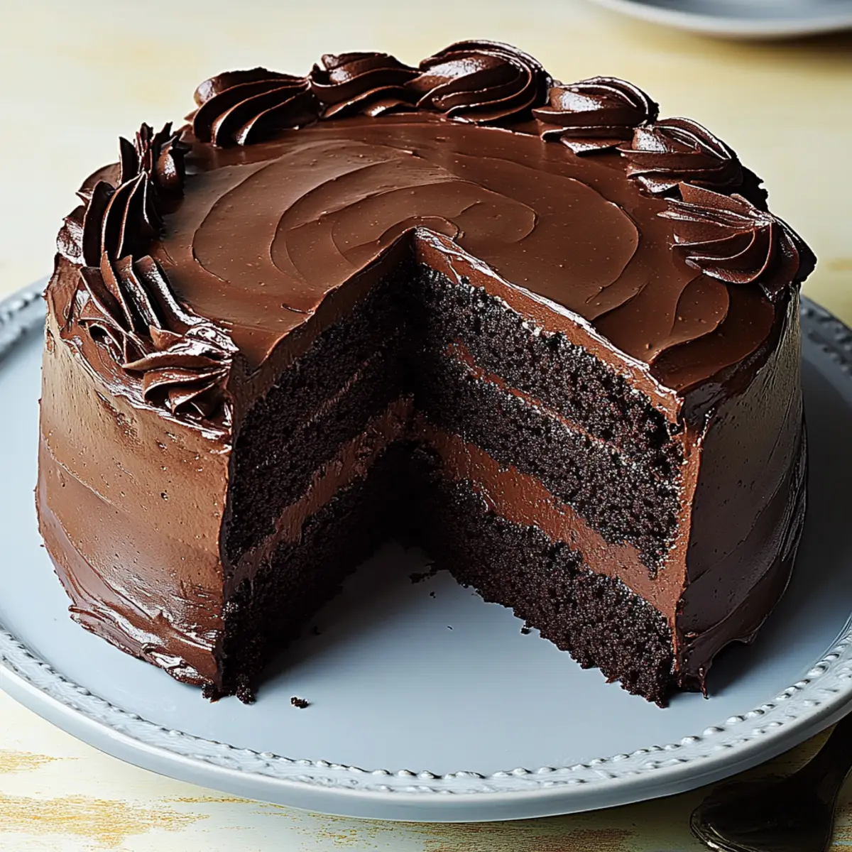 Double Chocolate Layer Cake