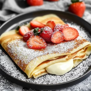 Strawberry Crepes