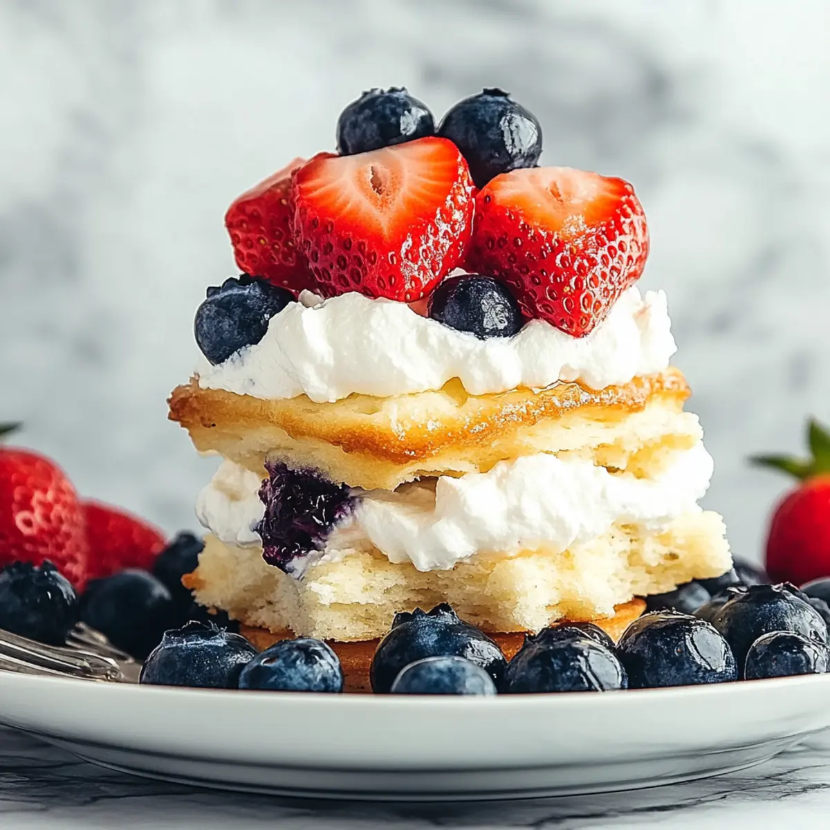 Strawberry Blueberry Shortcakes