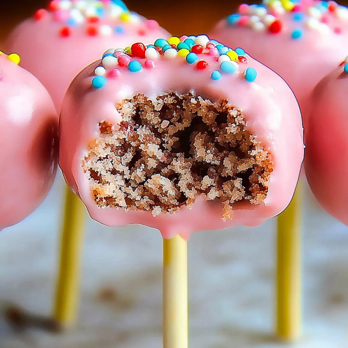 Strawberry Cake Pops Recipe