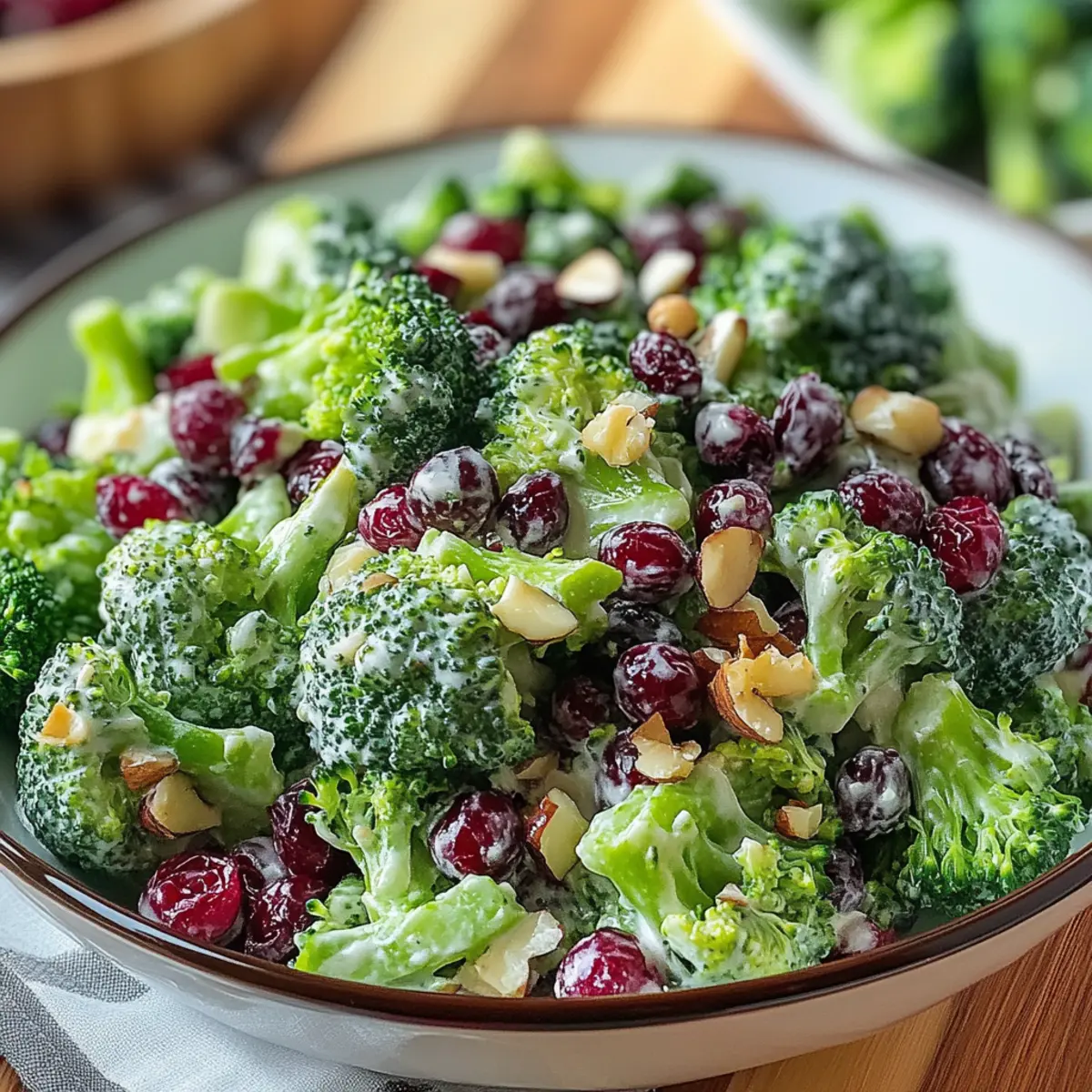 Crunchy Broccoli Cranberry Salad