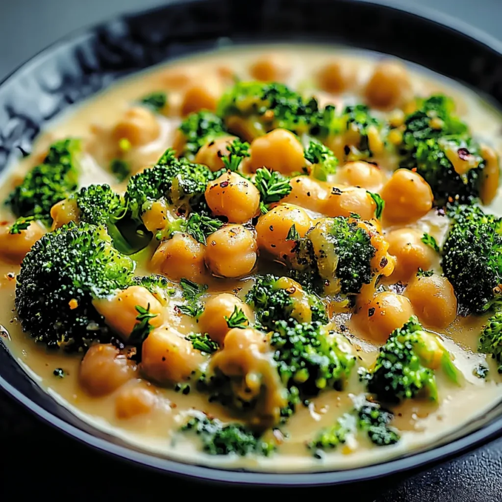 Chickpea Coconut Broccoli Stew