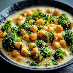 Chickpea Coconut Broccoli Stew