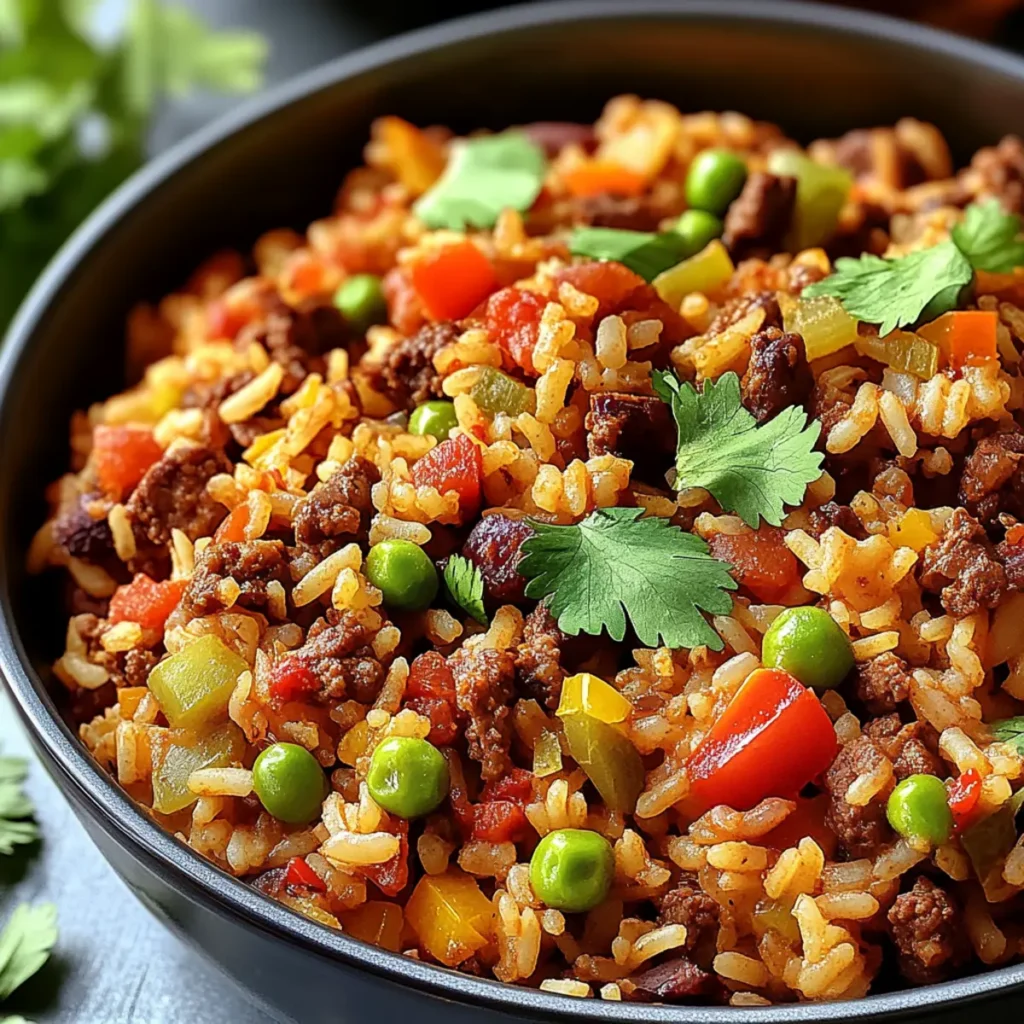 One-Pot Fiesta Rice & Beef