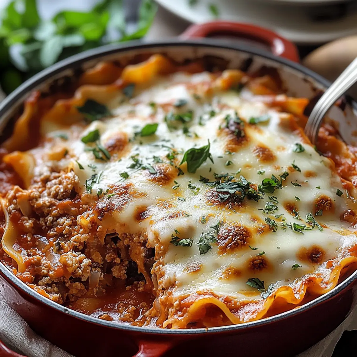 One Pot Lasagna Casserole
