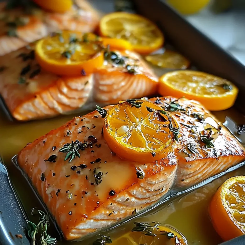 Sheet Pan Orange Salmon