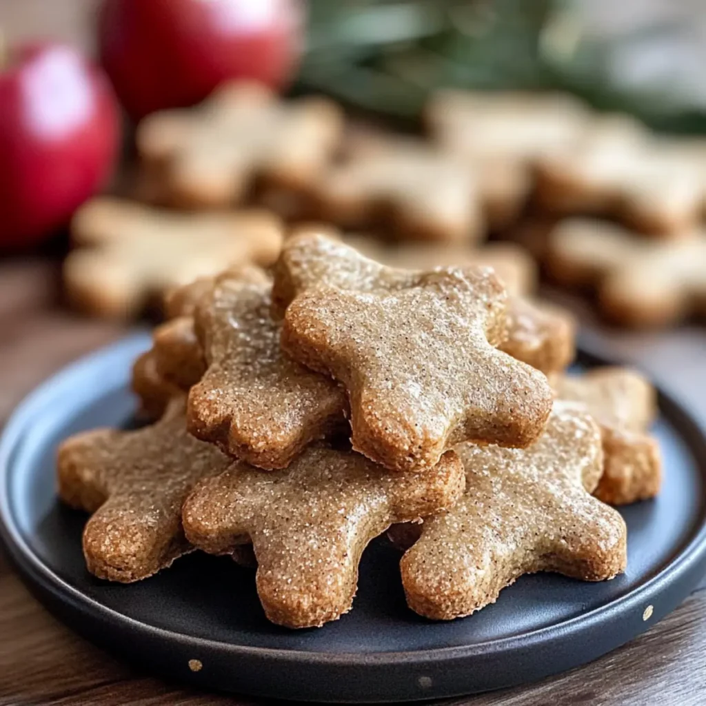 Apple Cinnamon Dog Biscuits