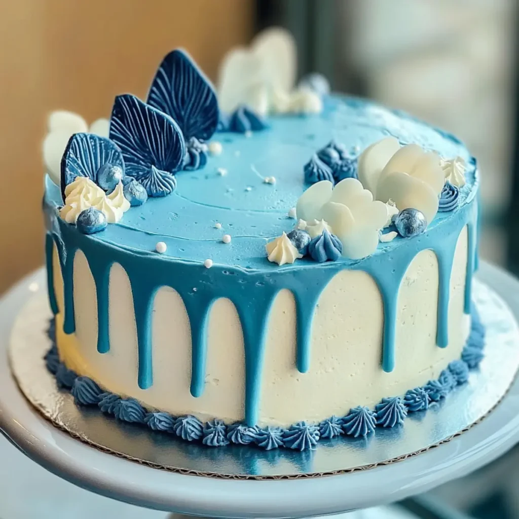Ocean Blue Cake