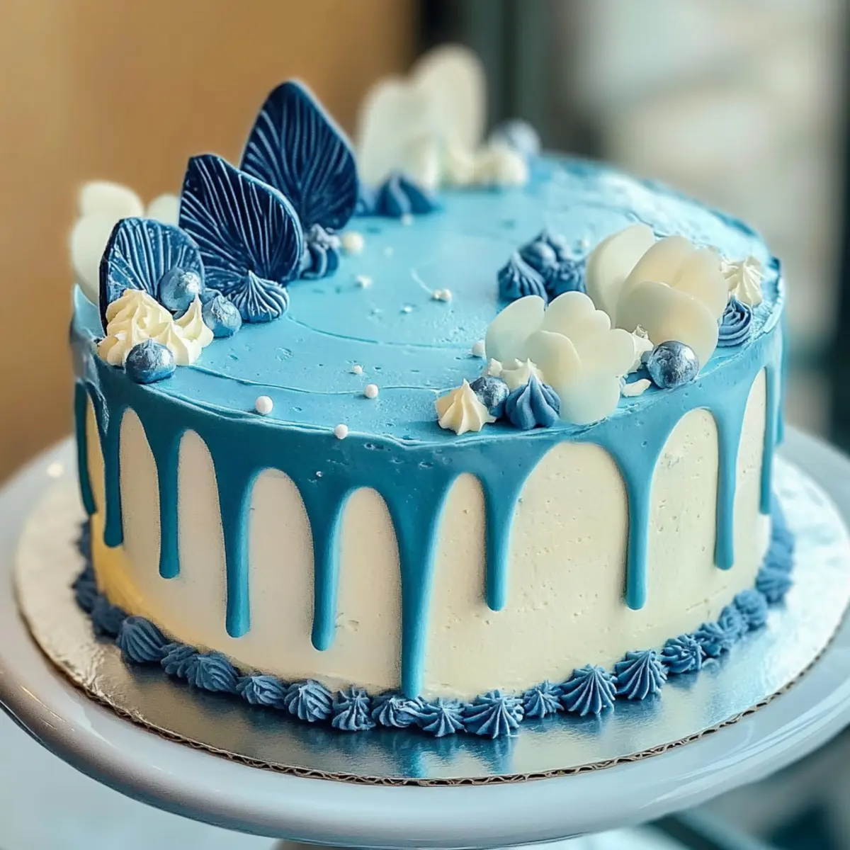 Ocean Blue Cake
