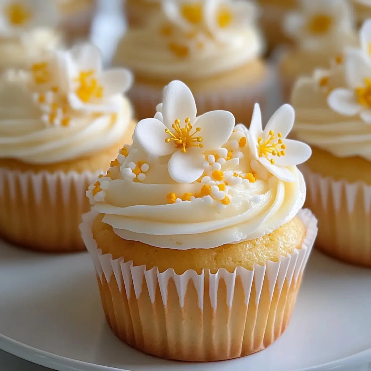 Lemon Blossom Cupcakes