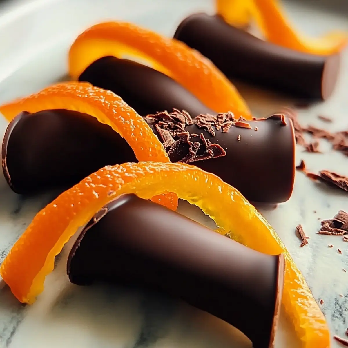 Chocolate Dipped Orange Peel