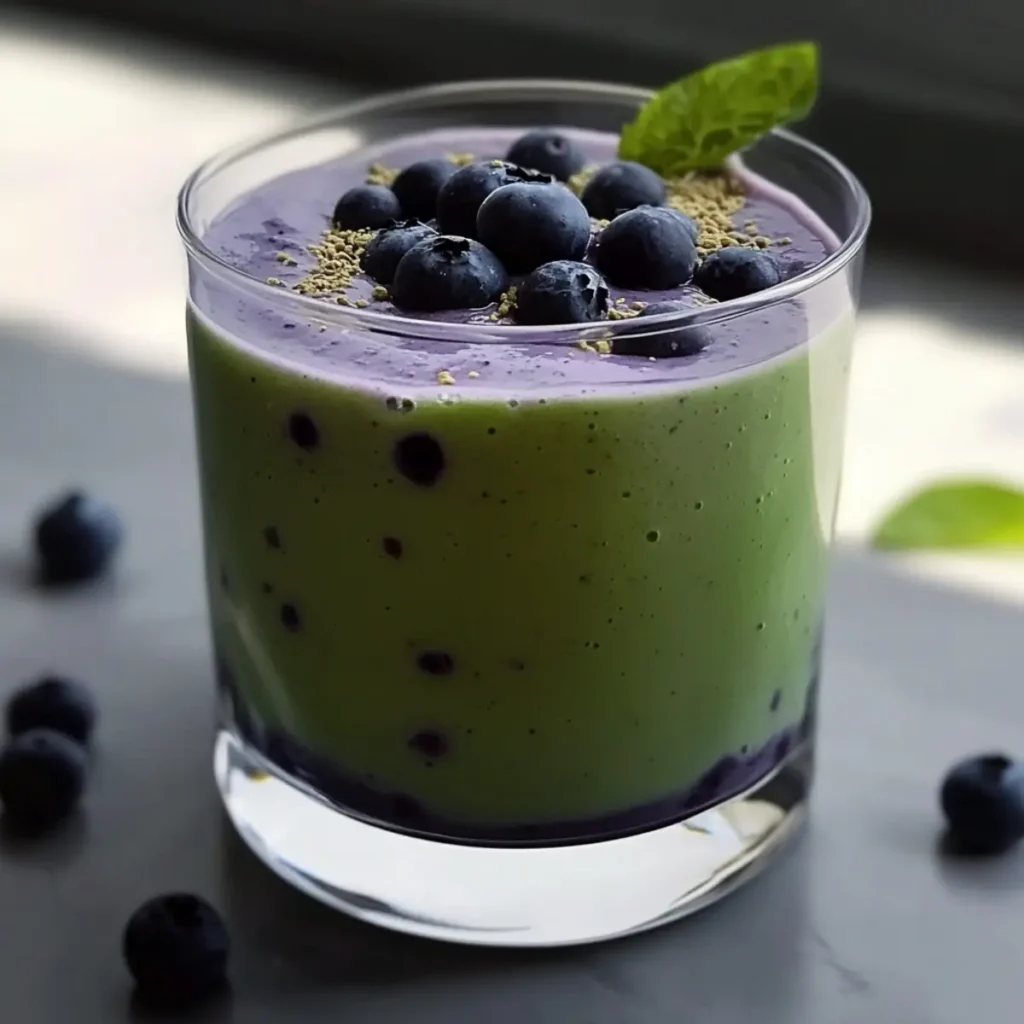 Blueberry Matcha Smoothie (Spring Energy)