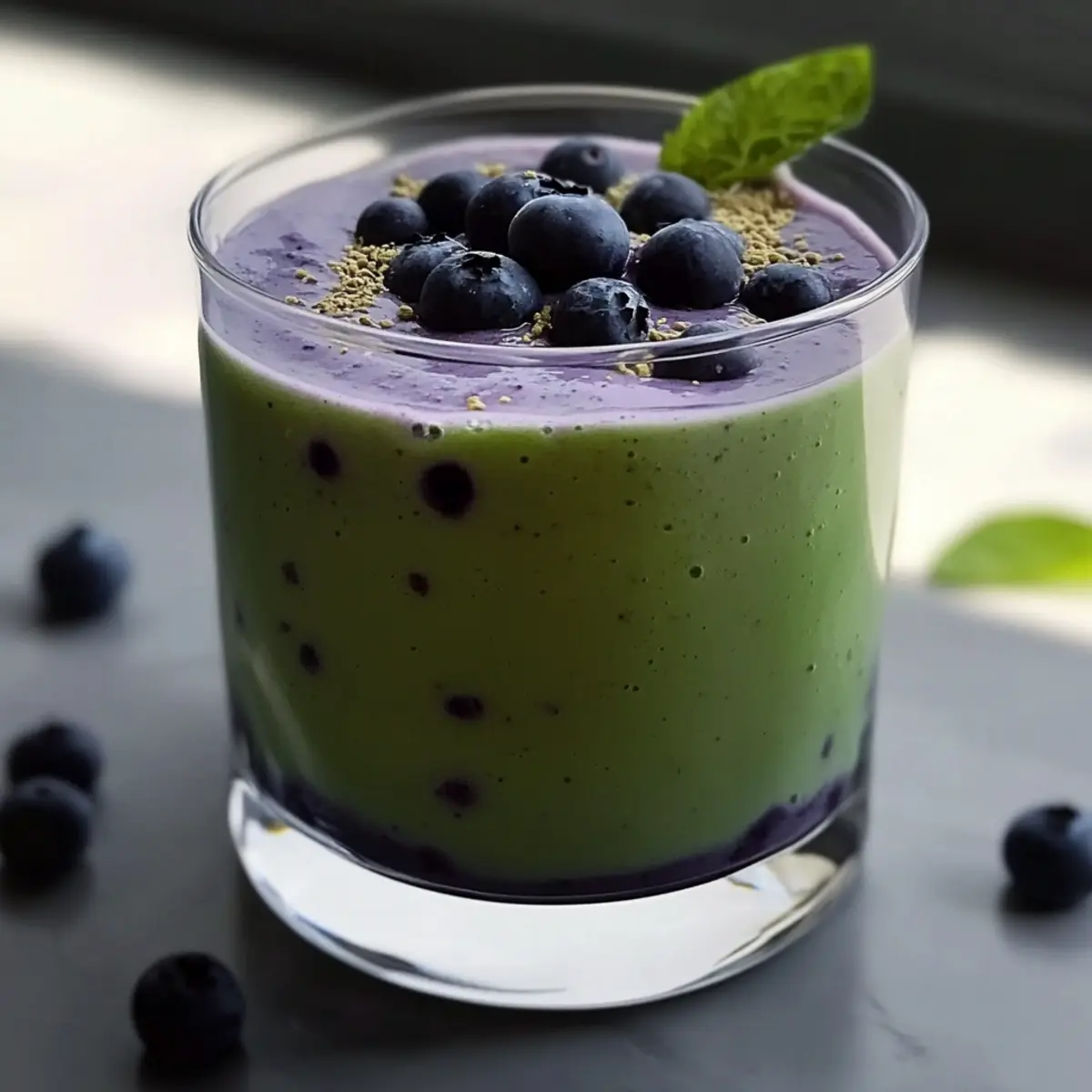 Blueberry Matcha Smoothie (Spring Energy)