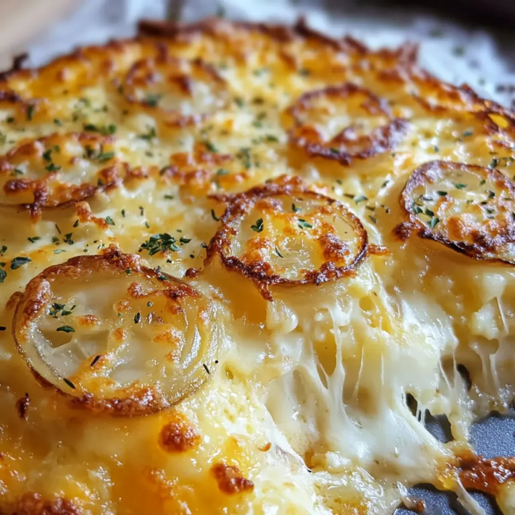Cheesy Onion Bake