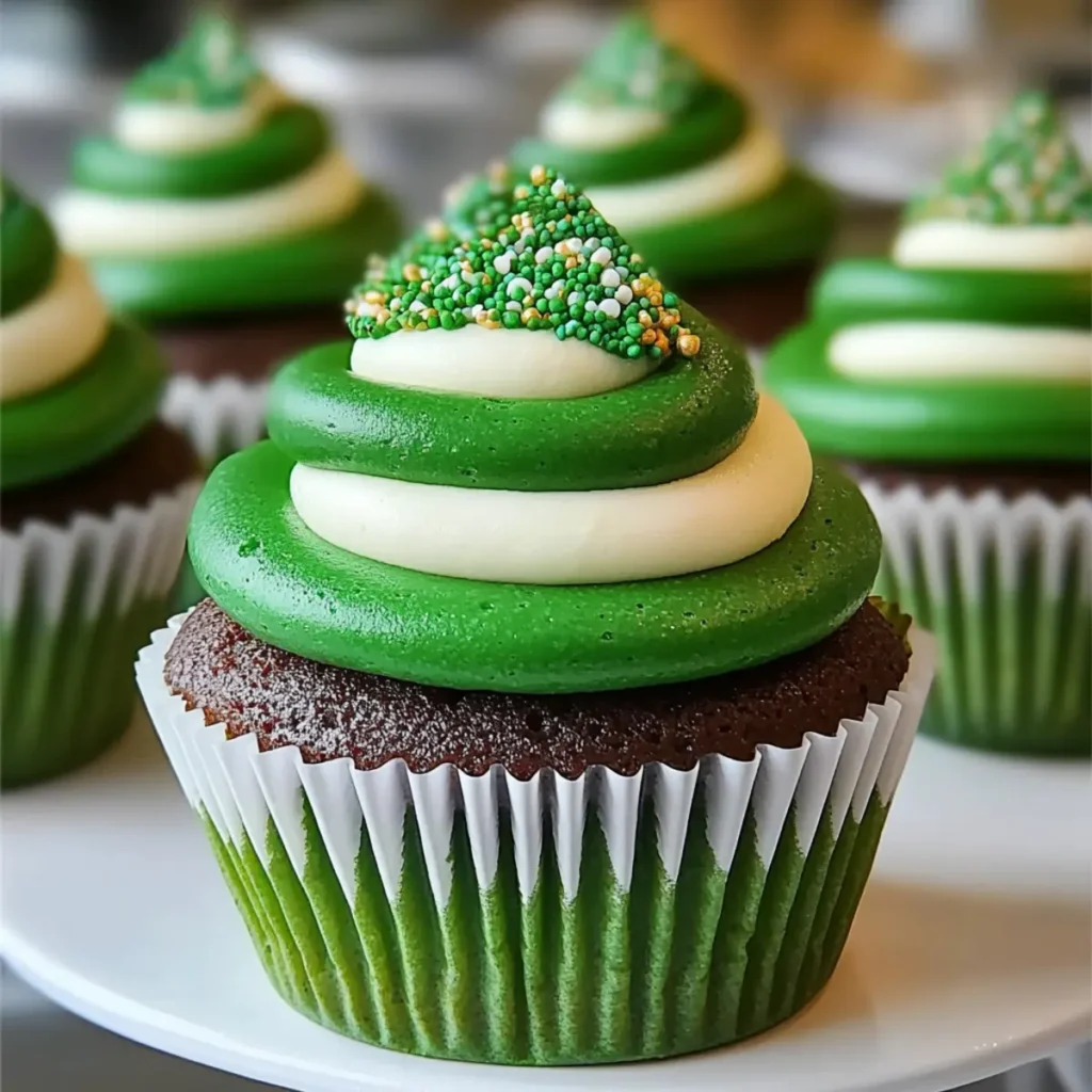 Green Velvet Cupcakes