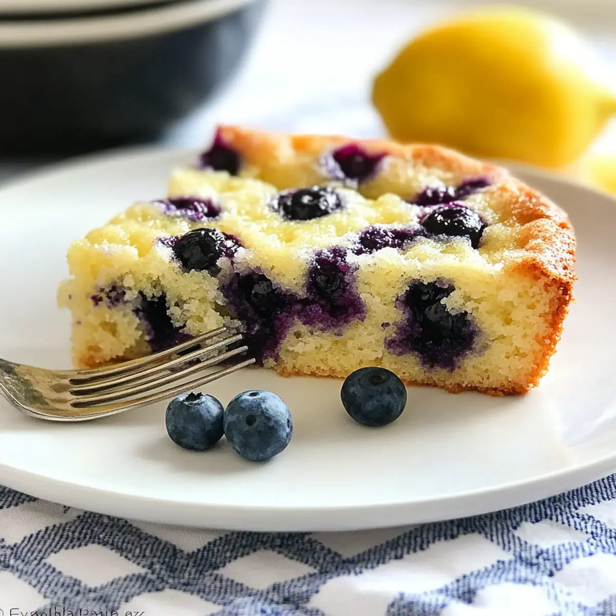 Lemon Blueberry Snack Cake (Everyday Easy)