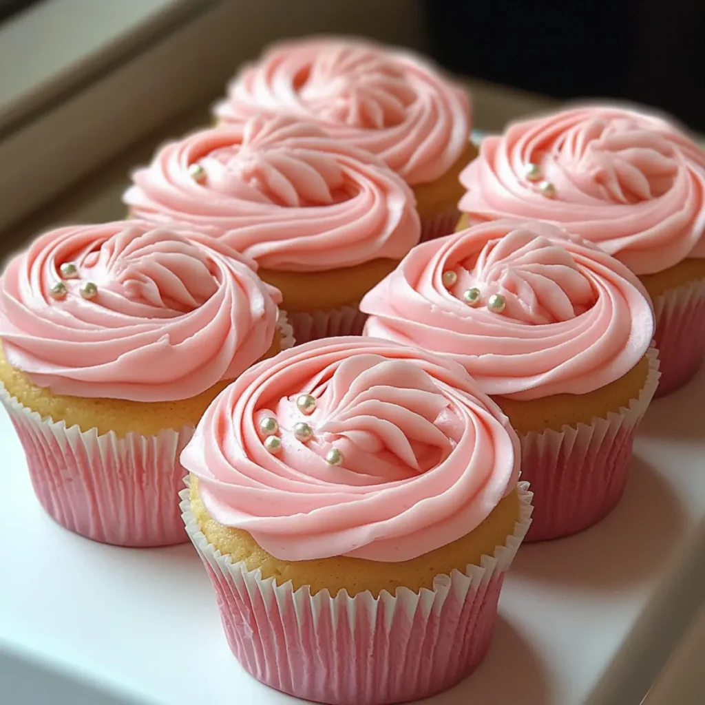 Blush Pink Cupcakes